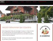 Tablet Screenshot of il-giardino.ch